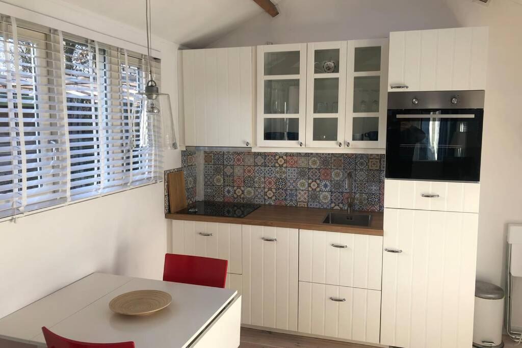 Tiny House In Tuin Van De Statige Villa Mariahof 多德雷赫特 外观 照片
